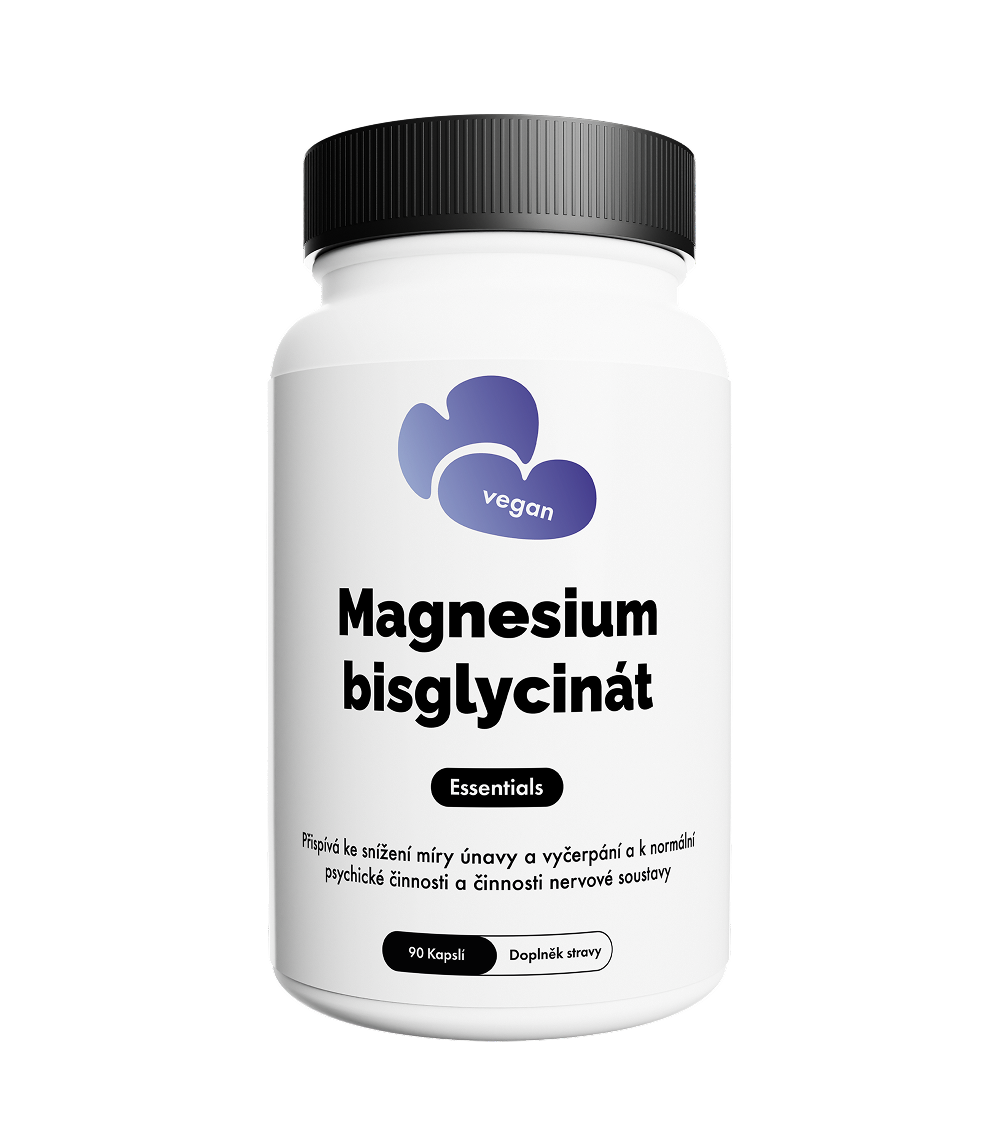 Citronek Magnesium Bisglycinát + B6 – 90 veganských kapslí | Podpora svalů a nervů