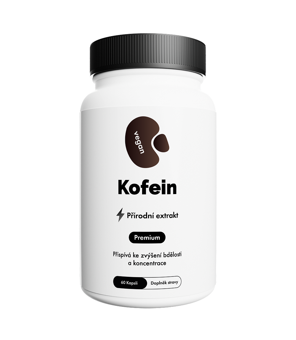Citronek Kofein z Guarany 100 mg – 60 veganských kapslí | Energie a soustředění