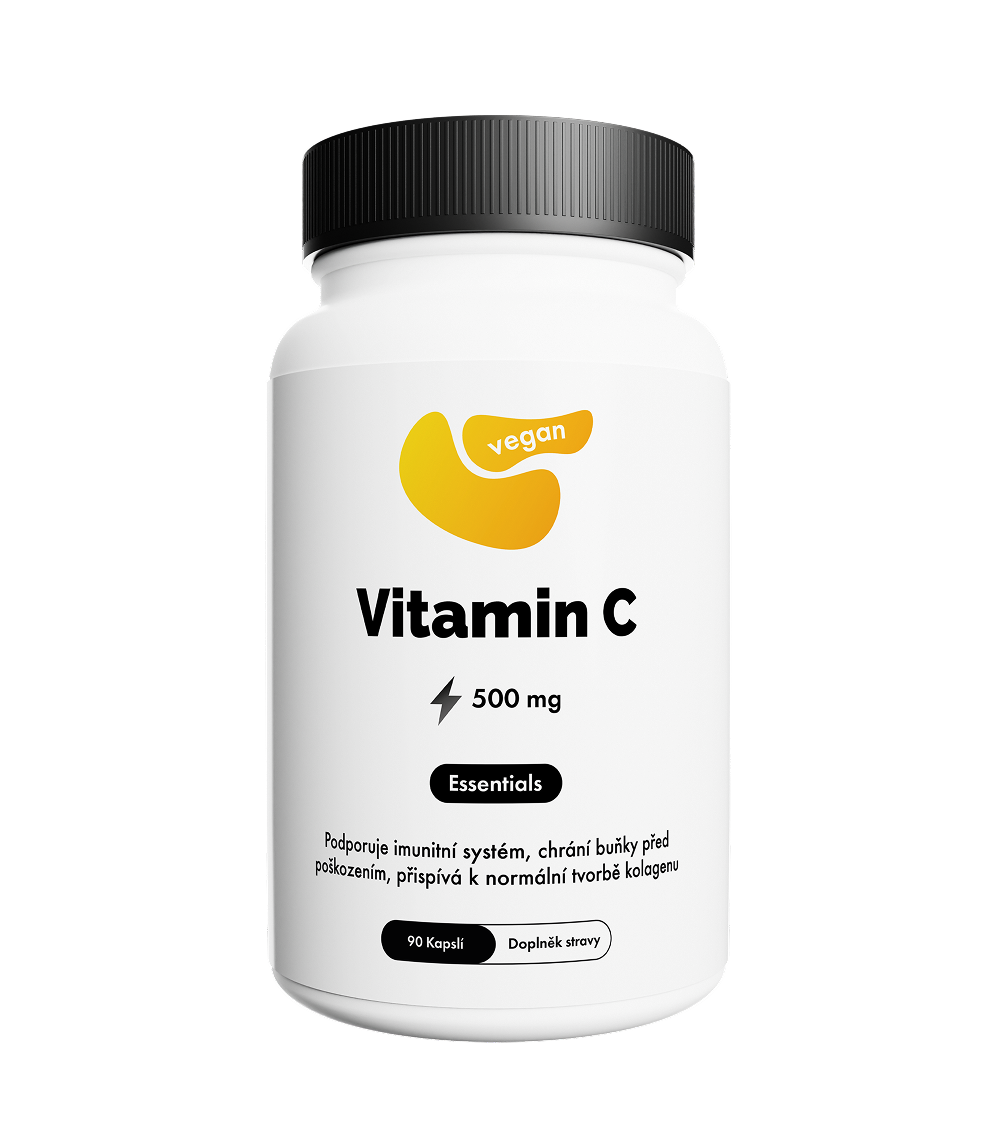 Citronek Vitamin C 500 mg s šípky – 90 veganských tablet | Podpora imunity a energie
