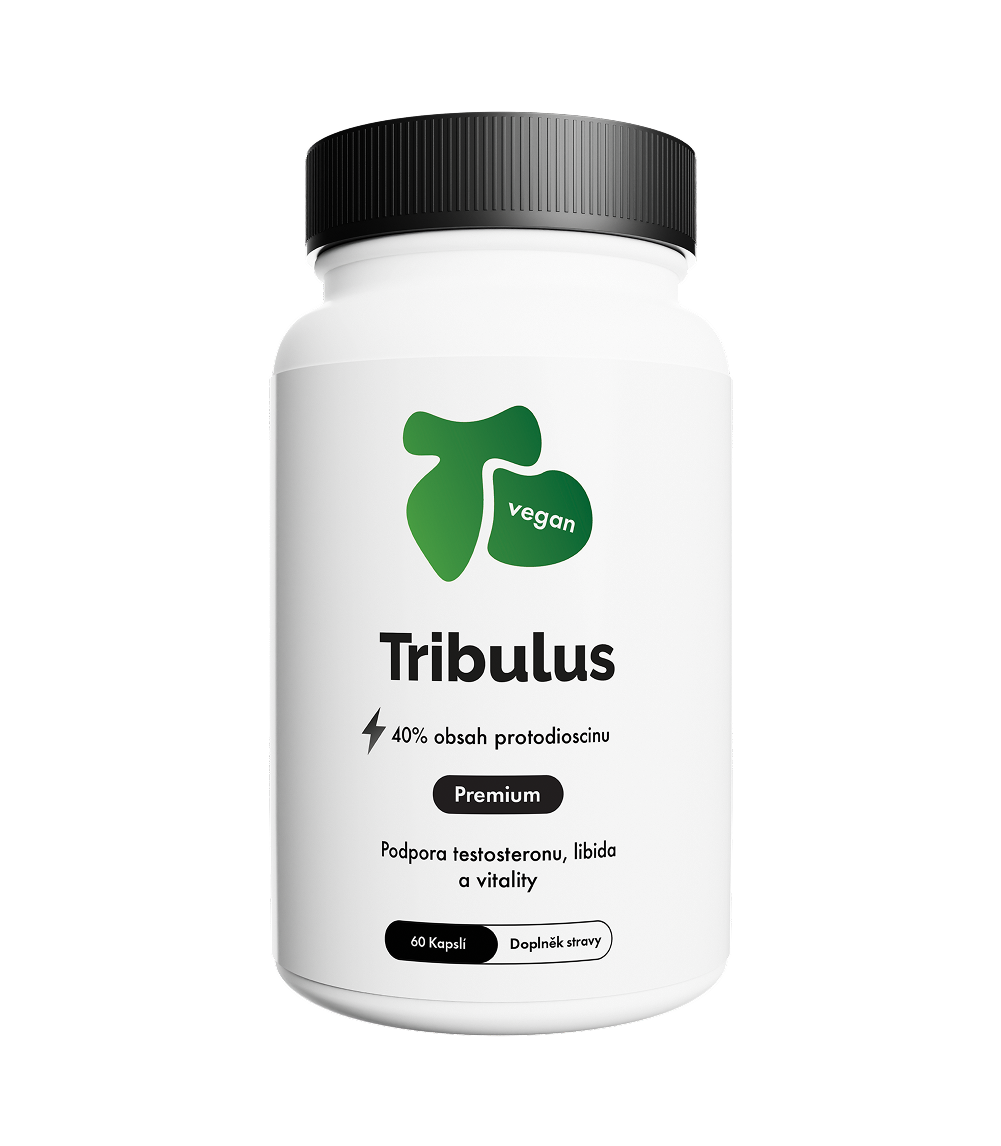 Tribulus – 60 veganských kapslí | 40% Protodioscin pro podporu libida a testosteronu