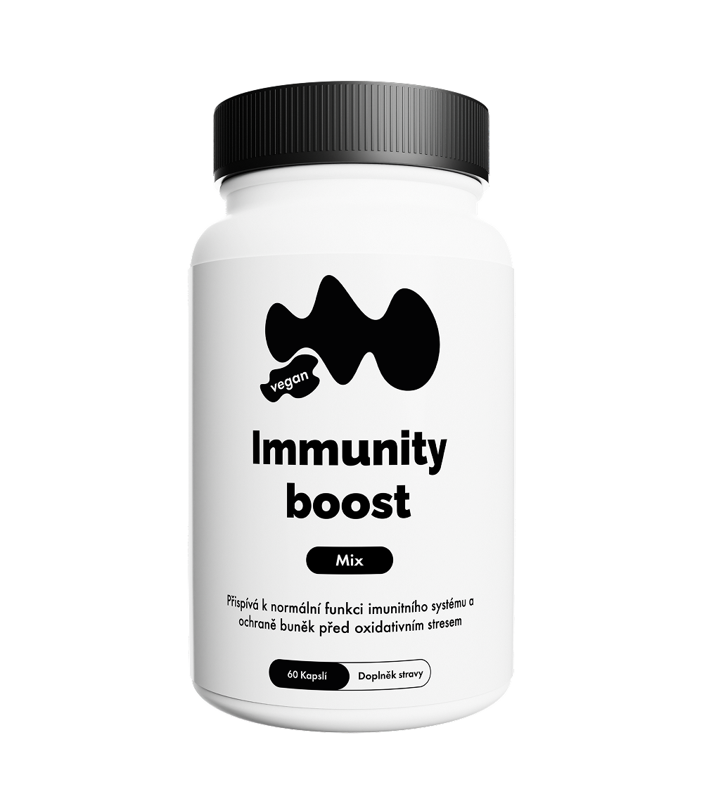 Citronek Immunity Boost – 60 veganských kapslí | Beta-glukany, vitamin C, D3, zinek, selen