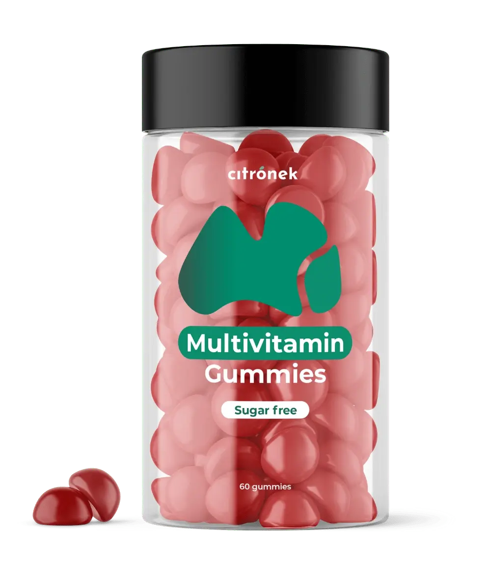 Citronek Multivitamin Gummies bez cukru – veganské