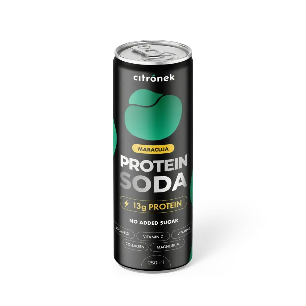 Citronek Protein Soda Maracuja 250 ml – Hydro 80 DH-32, Naticol®, Aquamin®