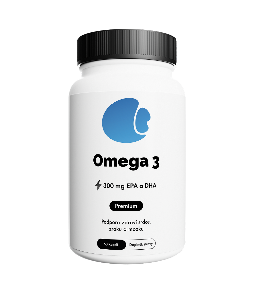 Citronek Omega 3 300 mg EPA + DHA – 60 kapslí | Podpora mozku, srdce a zraku