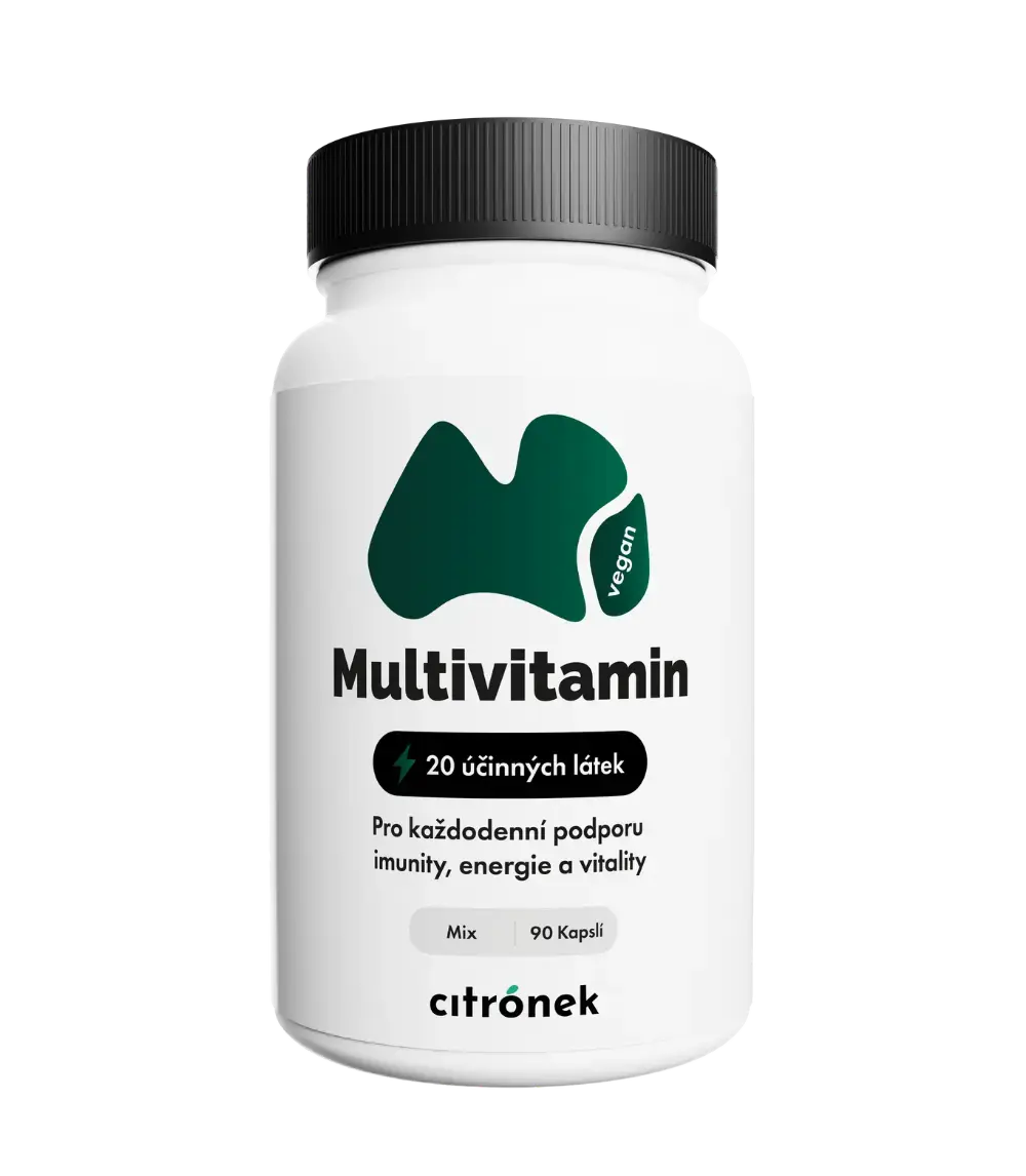 Citronek Multivitamin – 90 veganských kapslí | Komplexní podpora zdraví a imunity