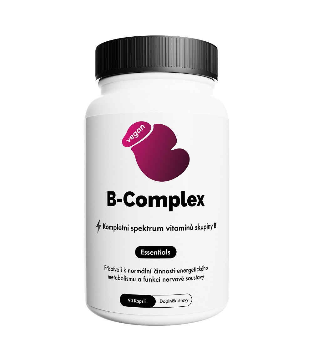 Citronek B-Complex – 90 veganských kapslí | Kompletní spektrum vitaminů B pro energii